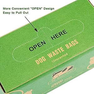 ECO-CLEAN Dog Poop Bags, 500 Count, Leak-Proof, Earth-Friendly, Tissue-Style Dispensing, Big Enough for All Pet Size, Keep Your Hands Safe ECO-CLEAN Dog Poop Bags, 500 Count, Leak-Proof, Earth-Friendly, Tissue-Style Dispensing, Big Enough for All Pet Size, Keep Your Hands Safe