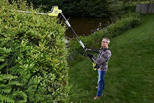 Ryobi RPT4545M 450W Pole Hedge Trimmer, 450 W, Green and Black