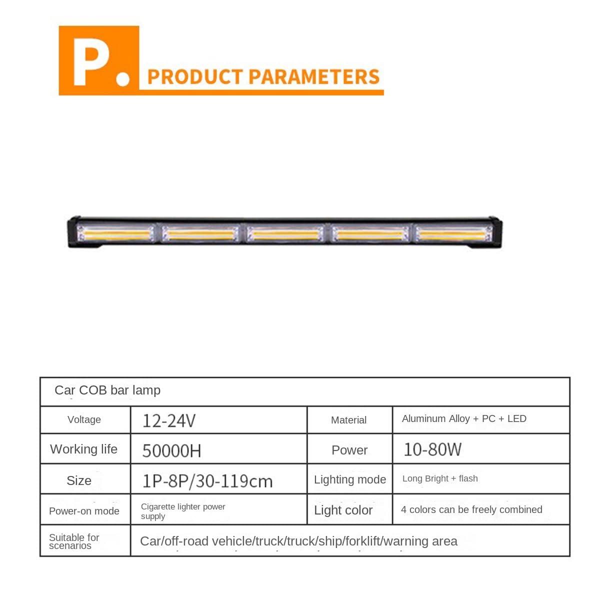 Luci Lampeggianti per Auto Luci di Segnalazione A LED Luci Lampeggianti Luci per Auto Luce Blu