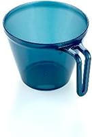 GSI Outdoors Infinity Stacking Cup Blue - BPA-Free Lightweight Stackable Camp Mug for Hot Cold Drinks Measuring