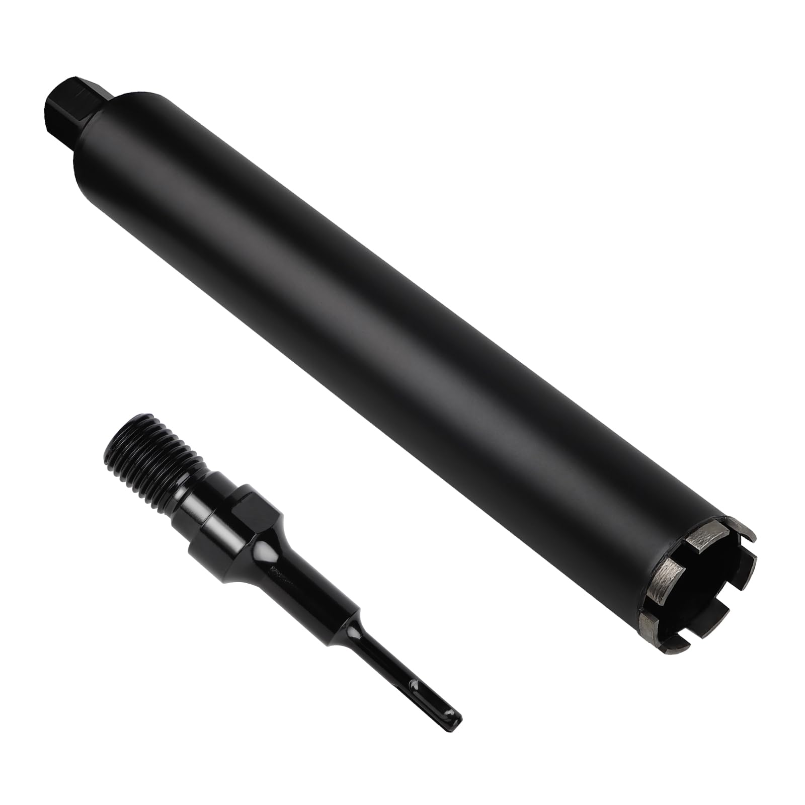 CPROSP 1¼" UNC Corona de Perforación de Diamante ø52 mm con Adaptador SDS PLUS, L 420 mm, Corona de Perforación de Núcleo, Broca para Perforación en Hormigón, Mampostería y Piedra