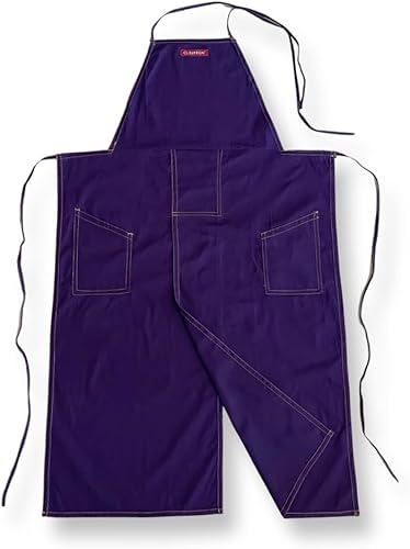 Miniatura 12 de BLUE DENIM, el delantal original dividido superpuesto para alfareros, chefs, jardineros, artistas, hombres y mujeres Azul Denim