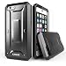 iPhone 6s Case and Tempered Glass Protector,KASEMI 360 Protection Dual Layer Armor Protective Back Case Shockproof Defender Cover for iPhone 6 4.7 Shell-Black