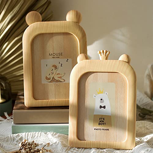 Laputa Cute Animal Shape Photo Frame - Cartoon Display Picture Frame Home Decor - Wall Mount & Table Top - Great Gift Choice For Baby, Kids, Teens, Adults Brown Giraffe #TOP4