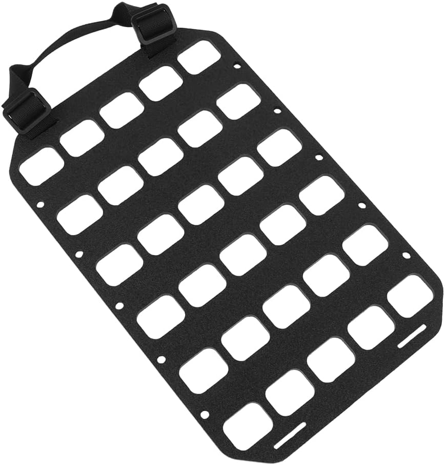 Portable MOLLE Panel Organizer Rigid Insert Backpack,with QLS Adapter Base(3 Types), for Tactical IFAK Pouch Gun Holster Holder Mount (8x12.5)