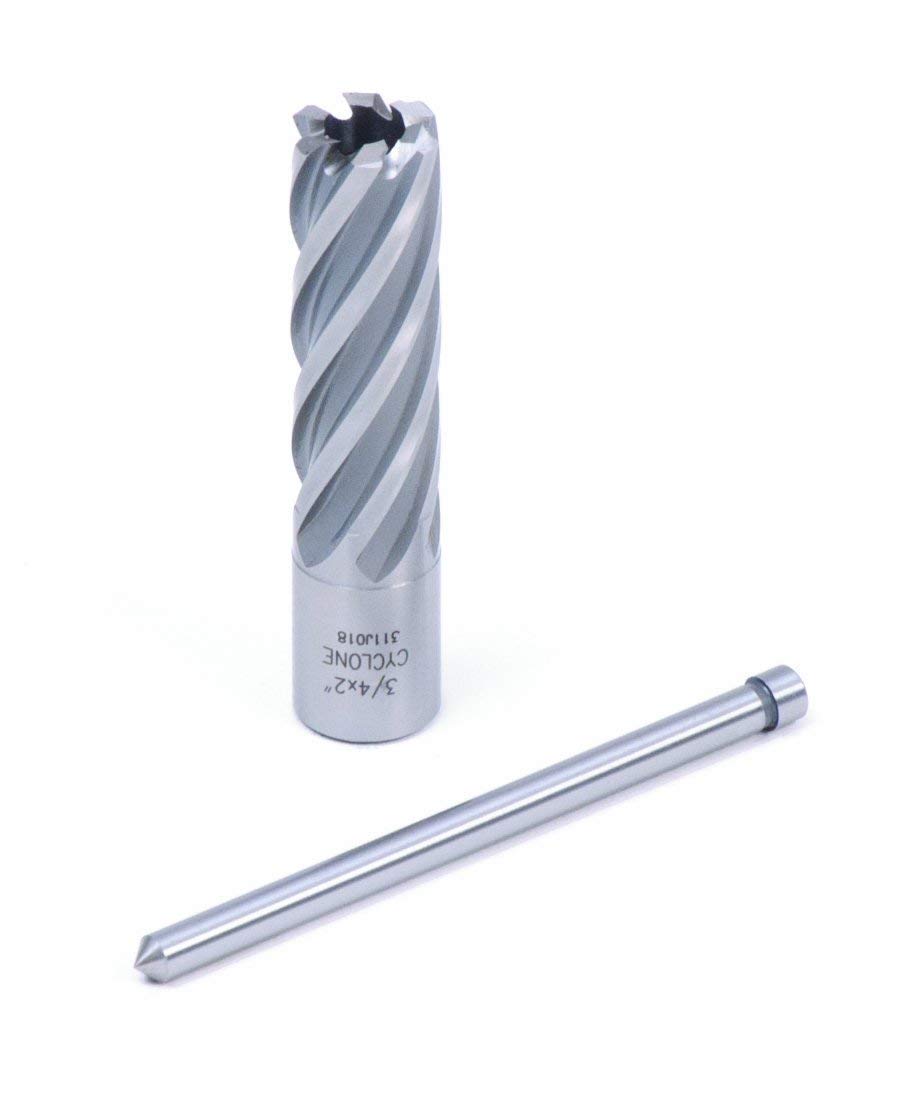 Evolution Power Tools Long Series Broaching Cutter For Magnetic Drill Universal Fitting Mag Drilling Bit 50mm Length x 22 mm Diameter