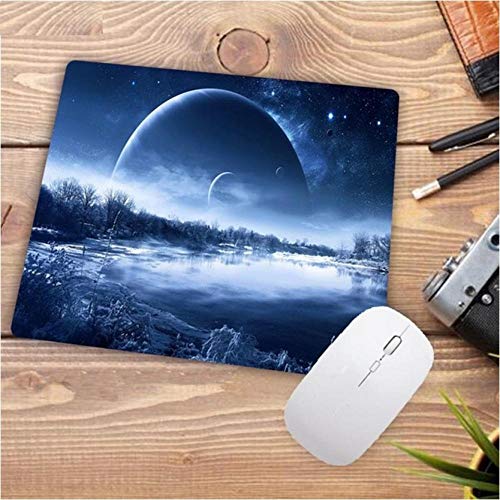 Preisvergleich Produktbild Bürobedarf Tischset Tastatur Pad Spiel Spieler Mauspad Weltraum Sternnebel Weltraum Kunst Anti-Rutsch-Mauspad 180X220X3Mm Mauspad