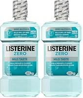 Listerine Zero Mouthwash, 1000 milliliters (Pack of 2)