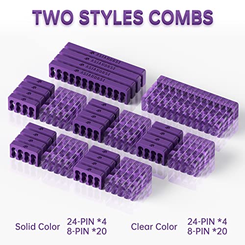 Image of Asiahorse Power Supply Sleeved Cable for Power Supply Extension Cable Wire Kit 1x24-PIN / 2x8-PIN (4+4) M /B,3x8-PIN (6+2) PCI-E 30cm Length with Combs(PUEPLE-6KIT)