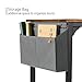 CubiCubi Computer Desk 55 Inch Study Writing Table for Home Office, Modern Simple Style PC Table with Storage Bag, Vintage