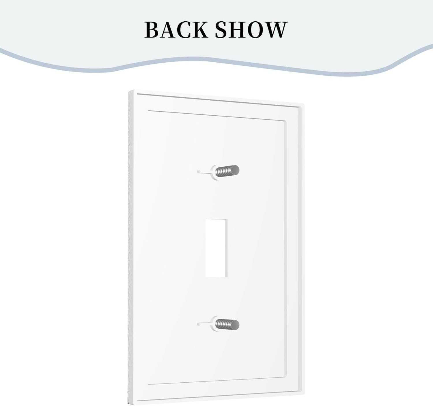 Cute Cat 1 Gang Light Switch Cover Decorative Single Toggle Wall Plate Home Switchplate Electrical Faceplate for Bathroom Kitchen Decor