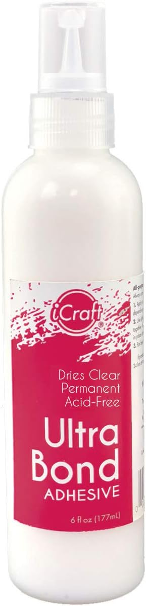 Ultra Bond Dries Clear Adhesive 6 Oz Fine Tip