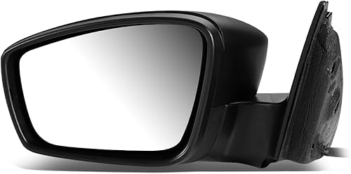 DNA Motoring OEM-MR-VW1320159 Espejo retrovisor plegable con ajuste de potencia del lado del conductor negro con vidrio calentado compatible con