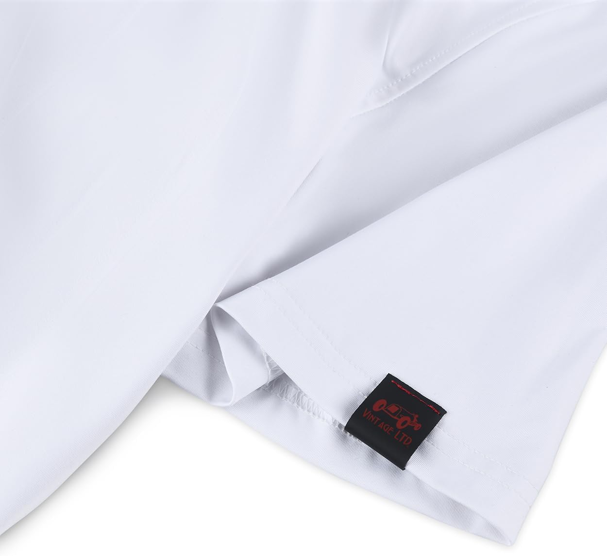 Men's Short Sleeve Stretch Summer Cooling Dry Fit Wicking Performance Golf Polo Shirt - UPF 50+ (Real Carbon Fiber Buttons)