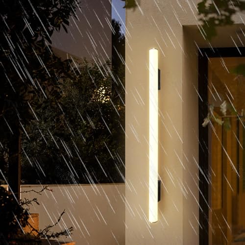 Applique murale LED extérieure 55cm lumière chaude 2700K IP65