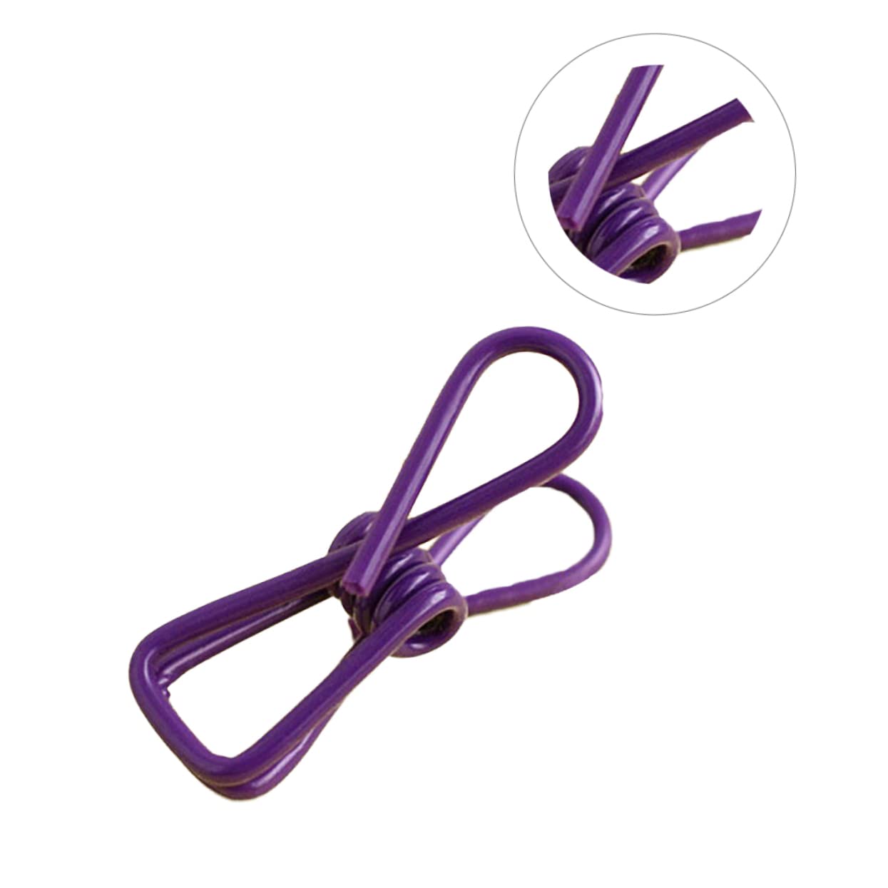 Cabilock 50stücke Edelstahl Wäscheklammern Mit Schnur in Bunte Klammern Mit Haken rutschfest Und Winddicht Für Wäsche Socken Und Kleidung
