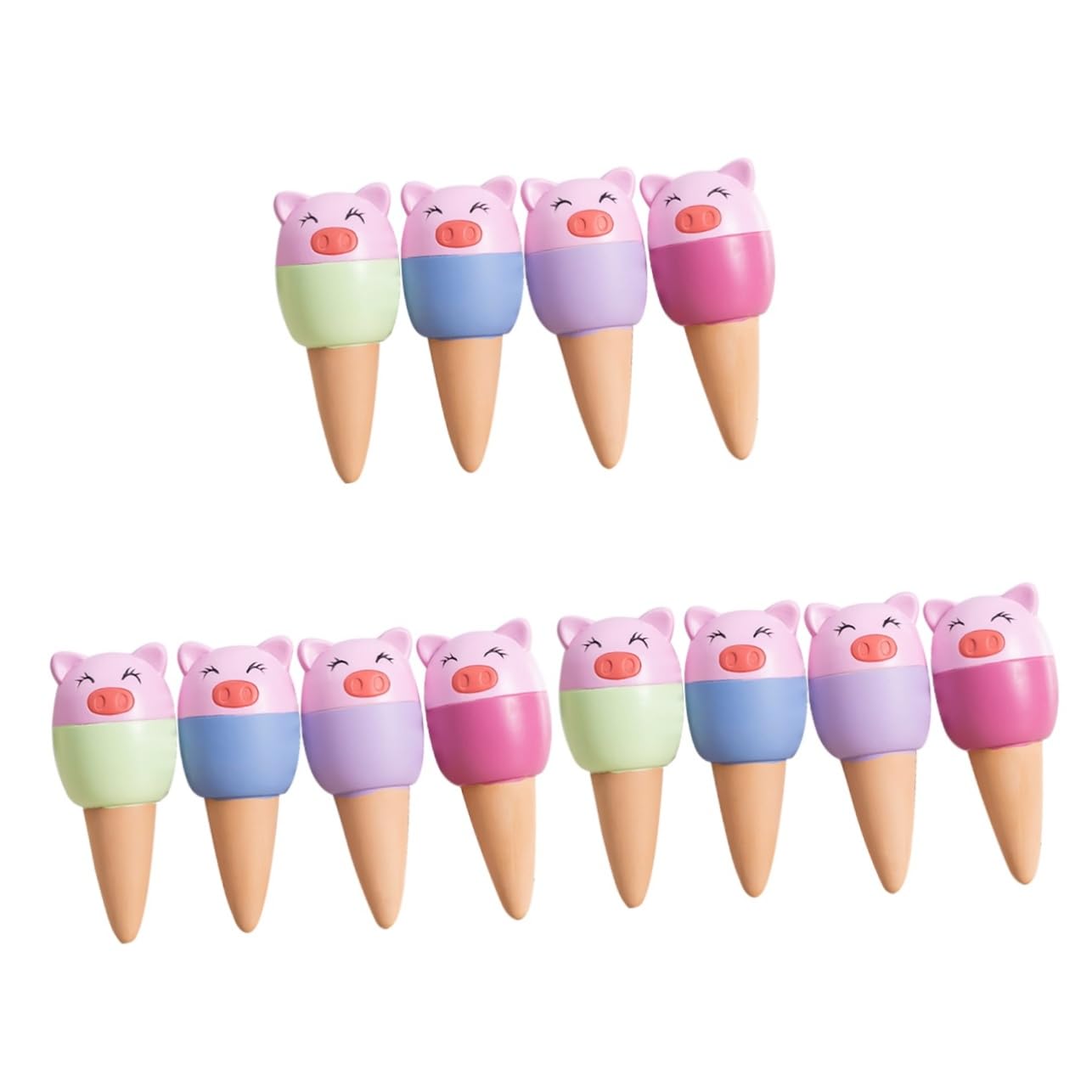 Sosoport 3 Set Mucchio Autoirrigante Piante Acquatiche Gocciolante Irrigazione Terracotta Tubo Flessibile di Coltivazione Irrigatore Automatico per Piante 4 Pezzi * 3