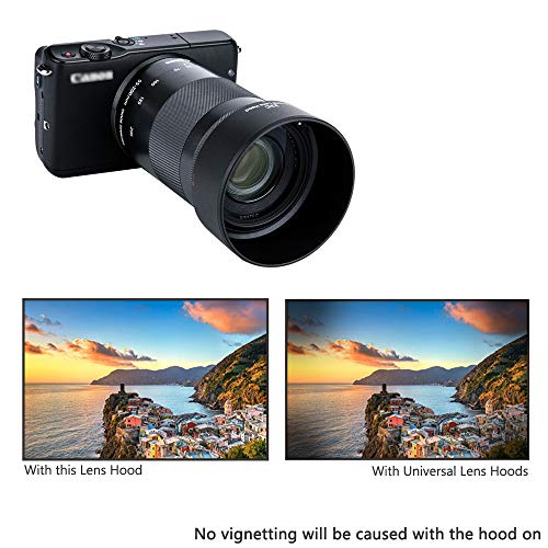 Jjc Bayonet Dedicated Lens Hood Shade For Canon Ef-M 55-200Mm F/4.5-6.3 Is Stm Lens On Canon Eos M50 M100 Mirrorless Camera, Replaces Canon Et-54B Oem Lens Hood #TOP6