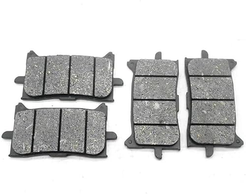 Generisch Motorrad Bremsbeläge Für Honda CRF1000D CRF1000L Africa Twin Doppelkupplungsgetriebe 2016-2021 Motorrad Bremsbeläge vorne und hinten Halbmetallische Bremse