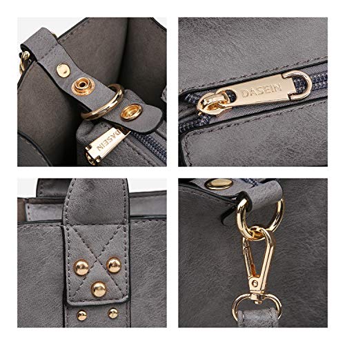 Image of Dasein Women's Designer Handbags Fashion Satchel Handbags Shoulder Bags Top Handle Work Bags w /Belt