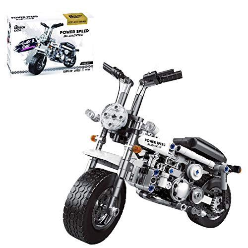 TRCS Technik Bausteine Motorrad Modell, Supermotorrad Konstruktionsspielzeug 441 Teile Klemmbausteine Kompatibel mit…