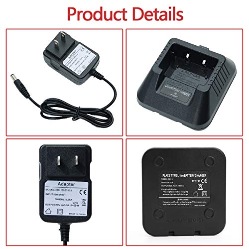 Baofeng 4330374064 Charger Uv-5R Bf-F8Hp Charger Two-Way Radio Charger 100V-240V thumb #8