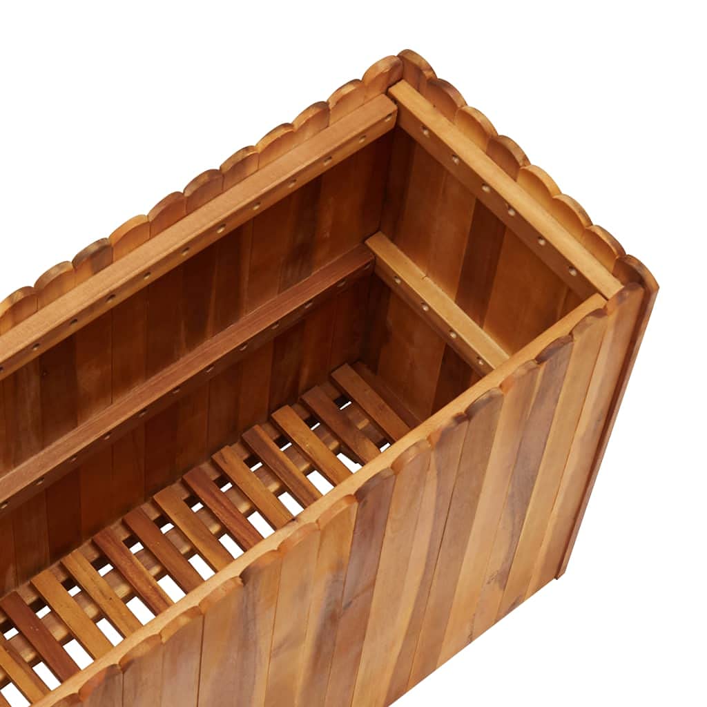 vidaXL Garten-Hochbeet 100 x 30 x 50 cm Massivholz Akazie