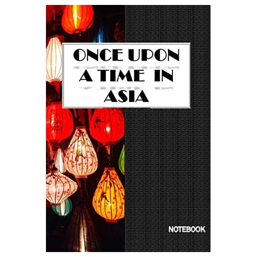 Once Upon a Time in Asia: tourists notebook for recording your best moments in holidays