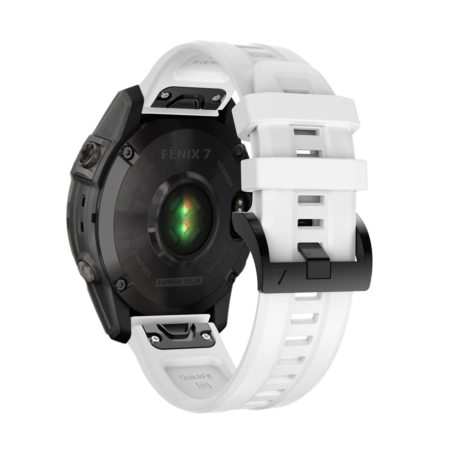 REYDA Silicone Band Compatible for Garmin MARQ Commander/Adventurer/Athlete/Captain/Driver/Golfer/Aviator, 22mm Quick Fit Watch Band Silicone Wristband Bracelet Replacement Band for Garmin Descent G1