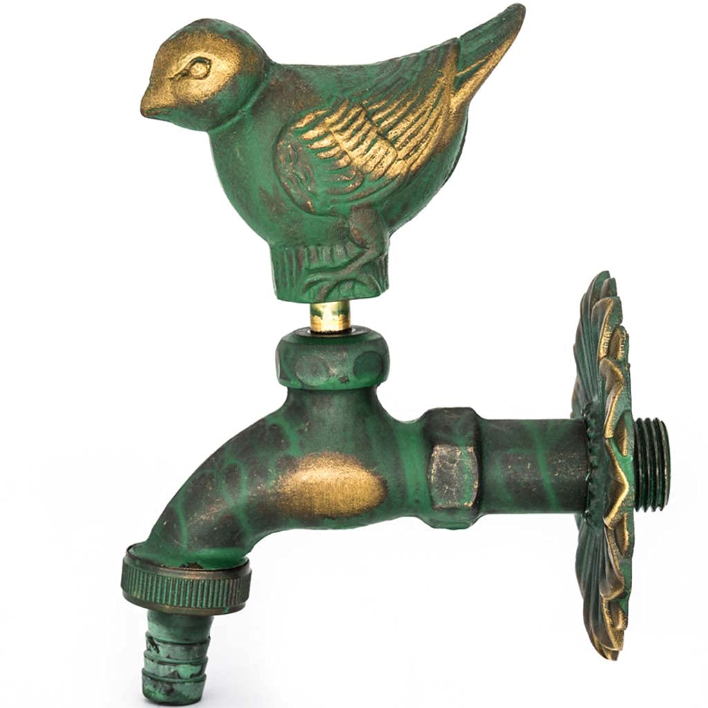 Robinet en Laiton Antique de Jardin extérieur 1/2 Robinet d'oiseau de Bassin de vadrouille de Machine à Laver
