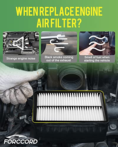 Image of 2-Pack Engine Air Filter Fits for Genesis GV80 2021-2025 2026 (2.5L Gas) Air Filter Replacement 28113T6210 Accessories