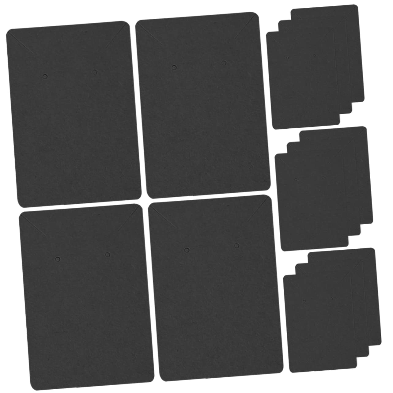 Cartes Suspendues Pour Bijoux - 200 Feuilles Noires Recto Verso Pour Colliers Feuilles Cartes Bijoux Pour Petites Boutiques Cartes Suspendues Pour Bijoux - 200 Feuilles Noires Recto Verso Pour Colliers Feuilles Cartes Bijoux Pour Petites Boutiques