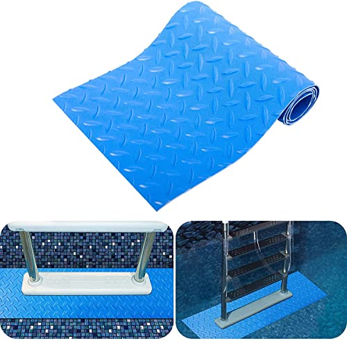Tapete antideslizante para escalera de piscina 43x90 cm miniatura 1