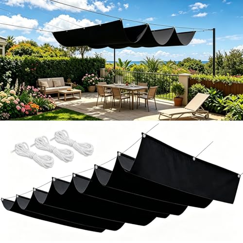 Toile ombrage exterieur rétractable et imperméable pour terrasse