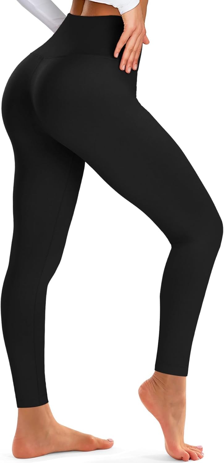BLUEENJOY Leggings for Women - High Waisted Full Length Buttery Soft Yoga Pants for Workout Athletic Daily