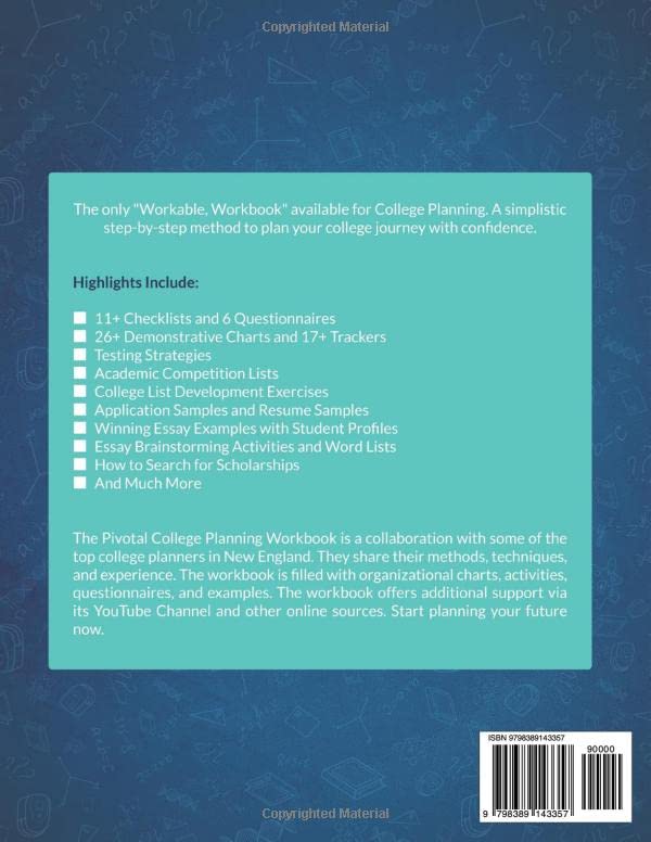 Miniatura 2 de Pivotal College Planning Workbook the Workable Workbook
