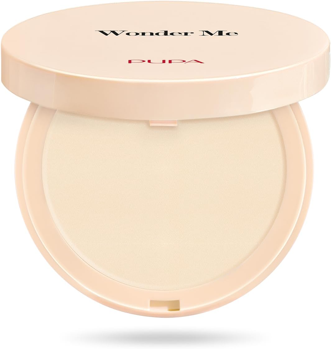 Pupa Milano - Wonder Me - Light Coverage, Demi Matte Face Powder Makeup for All Skin Types - 010 - Ivory