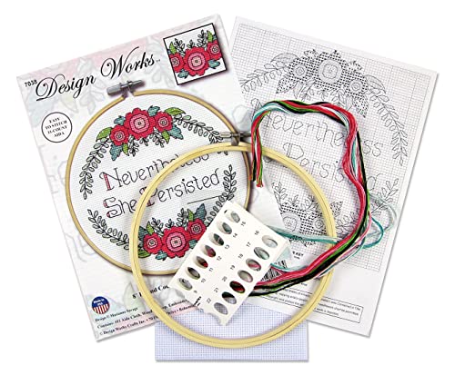 Image of Design Works Crafts Janlynn Counted Cross Stitch Kit, Persist