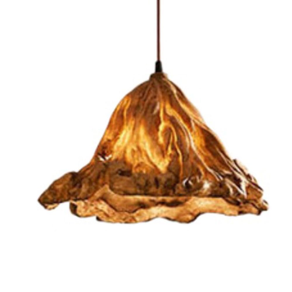 Lustre à tête unique E27 en résine pour l'ambiance cocooning de votre chevet