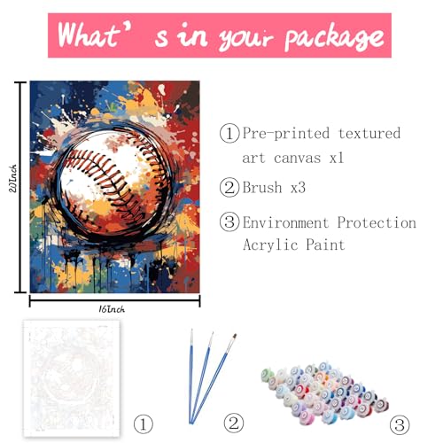 Motorbike Racing Painting Graffiti Motor Bike/Car Paint by Number Kits 16 x 20 inch Canvas DIY Motorcyclist Offroad Oil Painting for Kids Adults Beginner with Brushes and Acrylic Art(Frameless) by TUMOVO - Image 5