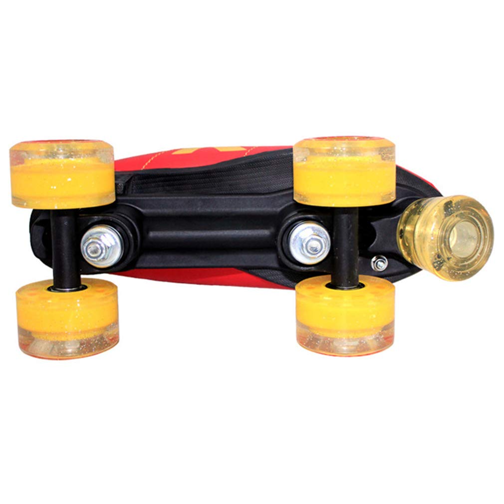 Pattini A Rotelle per Uomo Skate A Rulli da Esterno da Uomo, in Pelle PU Double Row 4 Ruote Pattini A Rotelle, con Borsa, per Bambini Unisex E Adulti