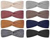 Huachi Headbands for Women Girls Top Knot Stretchy Headband Boho Twist Hair Bands Cute Fashion Hair...