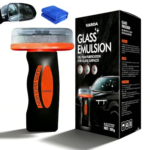 VAROA Glass, Windshield Oil Remover, 2026 New Upgrade Glass Cleaning