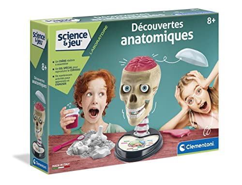 Clementoni-52550-Découvertes anatomiques-Jeu Scientifique-Version française-8 Ans et Plus-Fabriqué en Italie, 52550