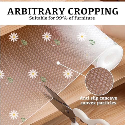 LFCFBH Kitchen Drawer Liner, Non-Slip Waterproof Shelf Cupboard Liner for Cabinet (30 x 200 cm) - Image 3