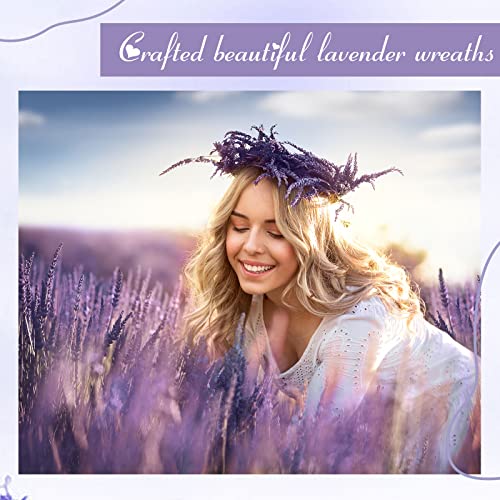 8 Ramilletes de Lavanda Secada Natural 16 Pulgadas miniatura 5