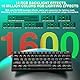 AULA WIN60 HE Mechanische Gaming Tastatur mit Kabel,Hall Effect Magnetic Switches,Rapid Trigger,Einstellbare Betätigung,60% RGB Tastatur für PC/Mac (Schwarz)
