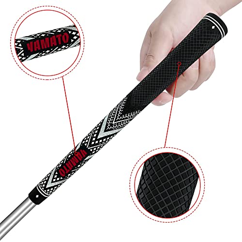 Yamato Innovative Golf Grips 13 Pack Midsize/Standardsize Golf Club Grips, All-Weather Firm Control And High Performance Grips Provides Superior Comfort And Responsiveness,4 Colors Available #TOP3