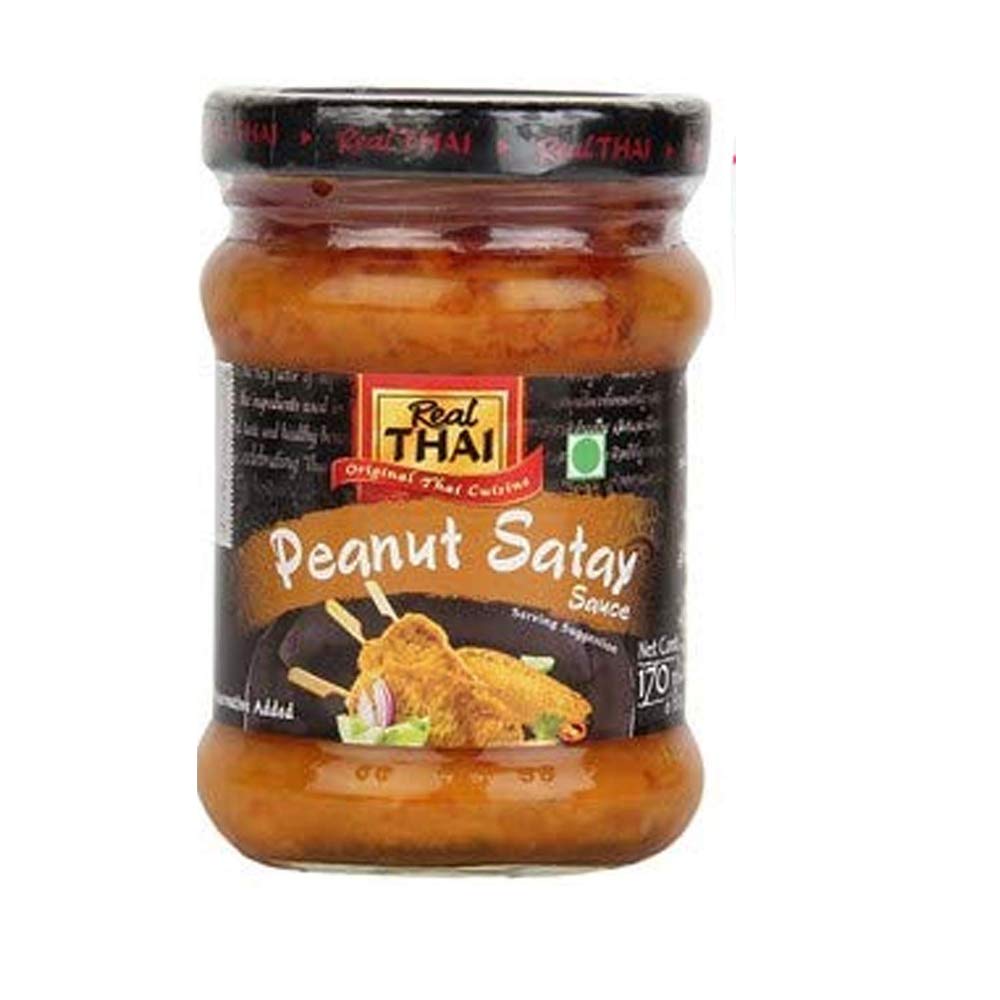 Real Thai Peanut Satay Sauce, 170 ml (Pack of 1) (B081JXFM3Z) Amazon Price History, Amazon Price Tracker