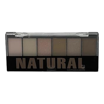 Natural 6-Color Eyeshadow Palette,